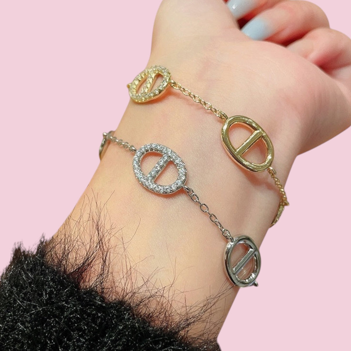 Bracelets Élina - Doré & Argenté ( en acier inoxydable )