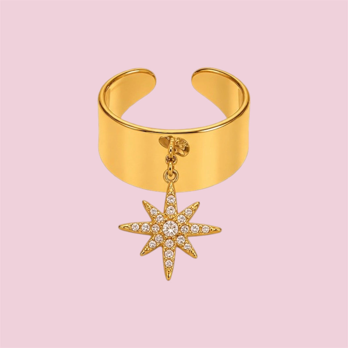 Bague Iris - en acier inoxydable
