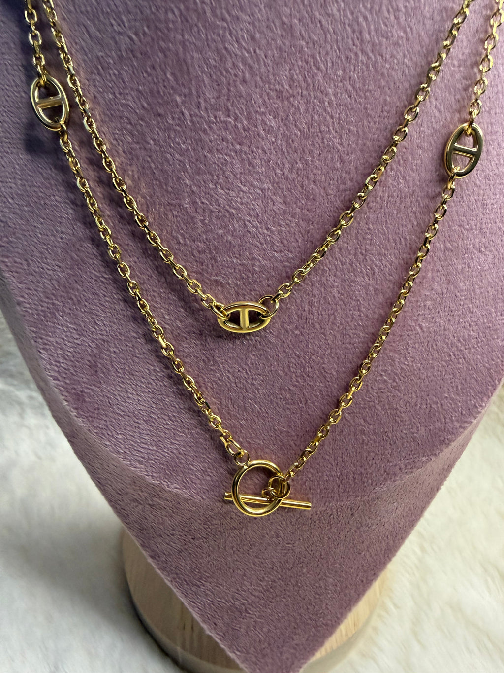 SAUTOIR DORÉ - 90CM