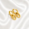 Boucle d’oreille maille marine