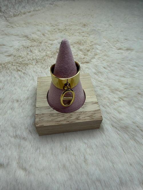 Bague Maille Marine Doré