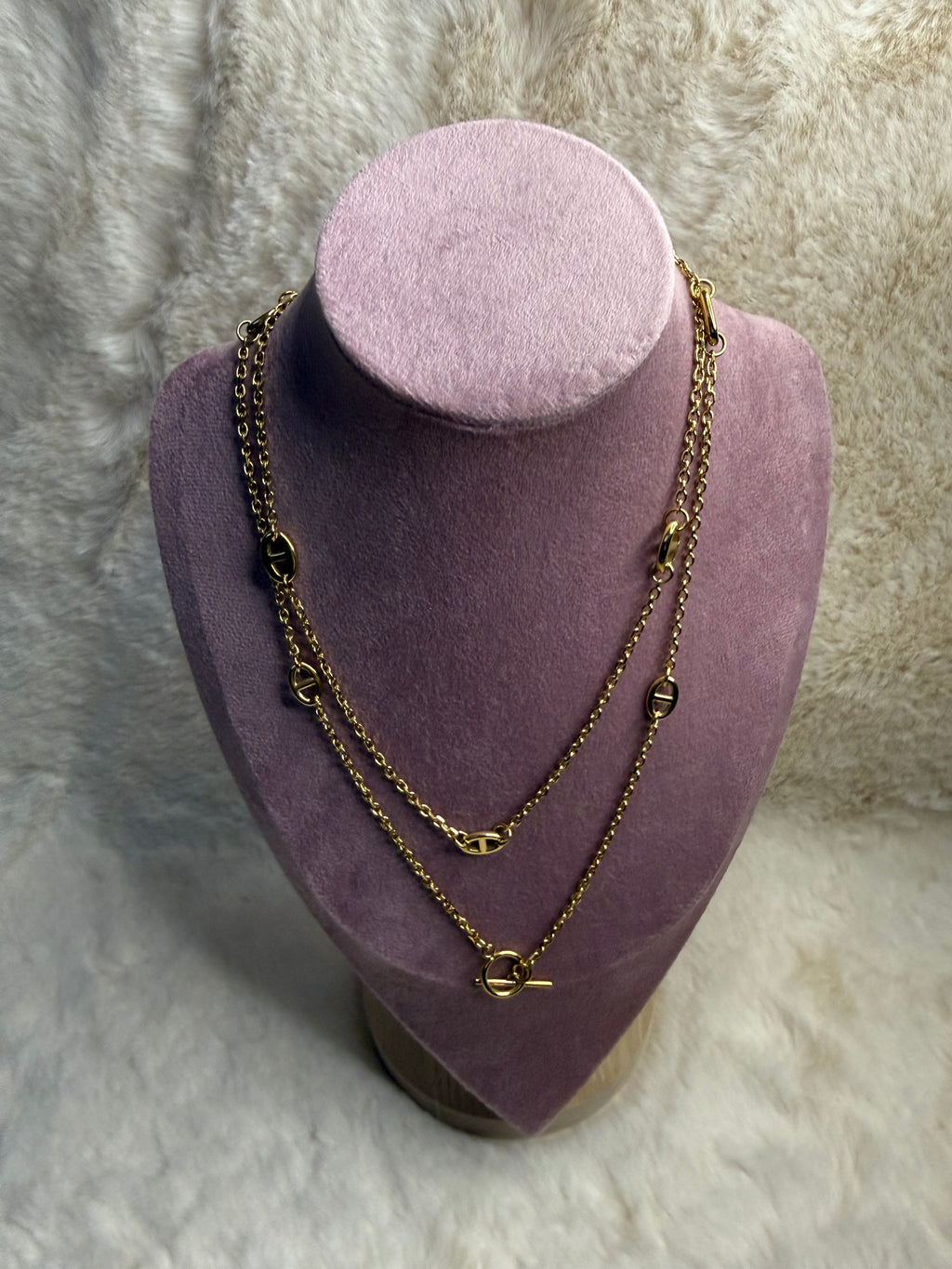 SAUTOIR DORÉ - 90CM