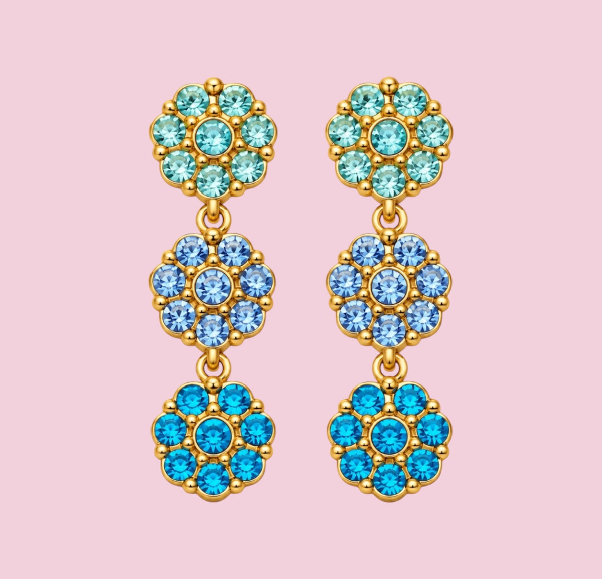Boucles d’oreilles Lise - 9 couleurs différentes ( en acier inoxydable )