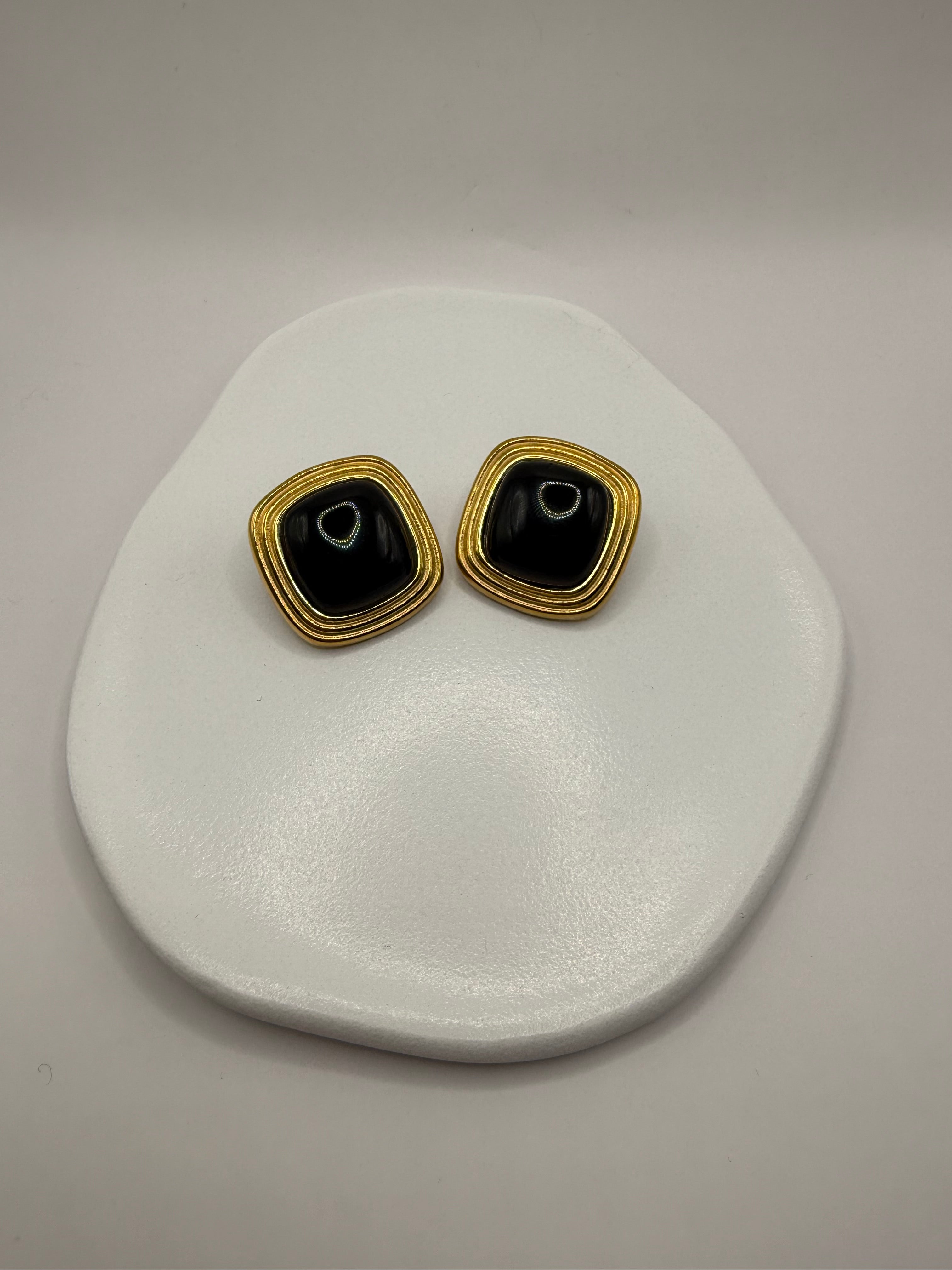 Boucles d'oreilles - Noir