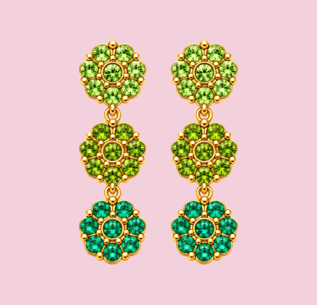 Boucles d’oreilles Lise - 9 couleurs différentes ( en acier inoxydable )