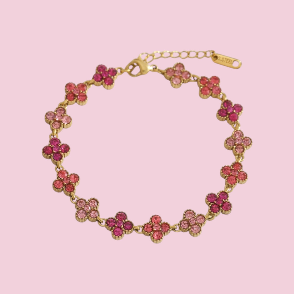 Bracelets Jade - 6 couleurs différentes ( en acier inoxydable )