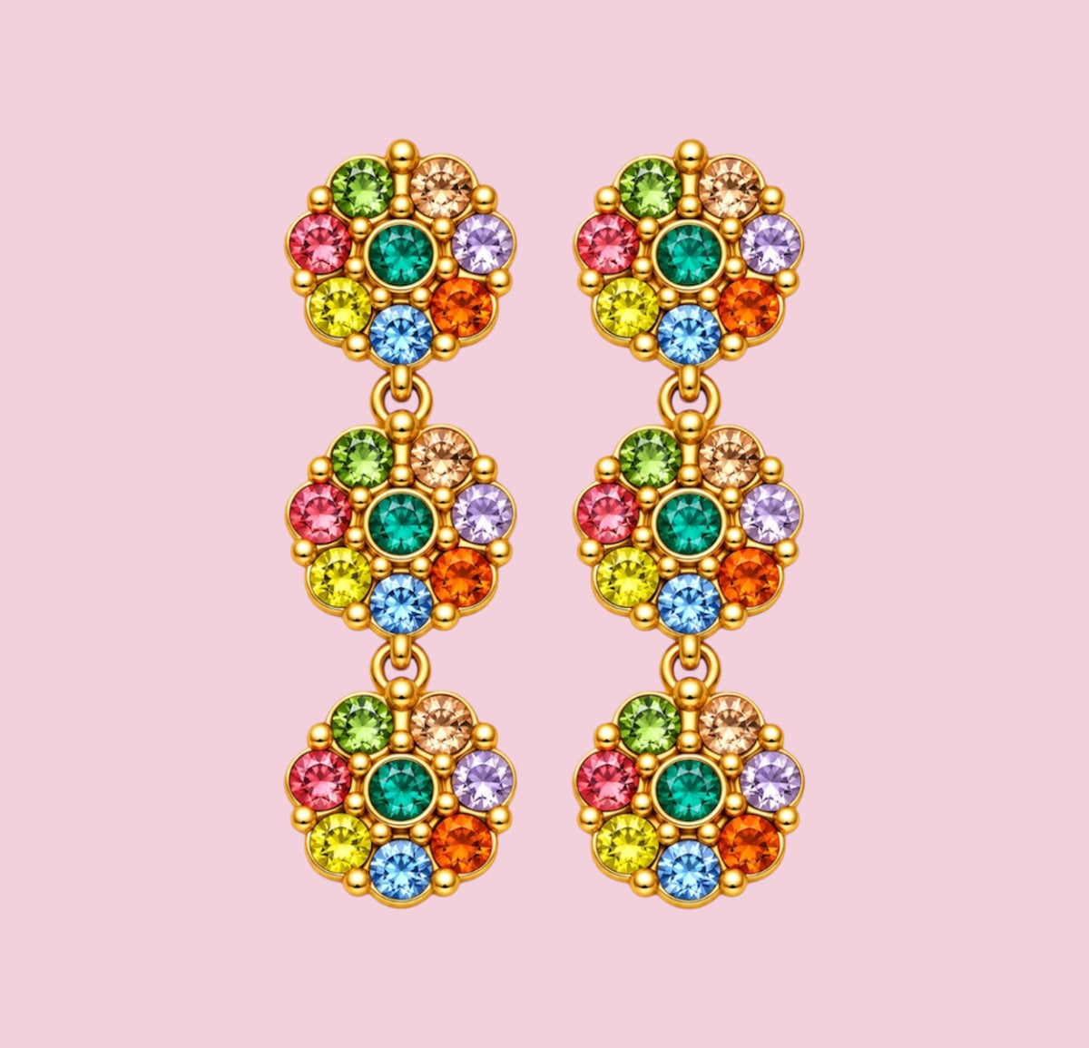 Boucles d’oreilles Lise - 9 couleurs différentes ( en acier inoxydable )
