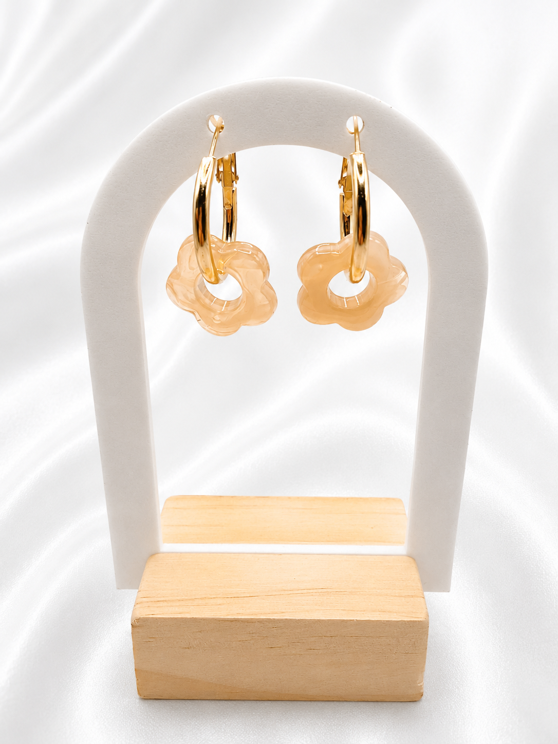 Boucle d’oreille à fleur