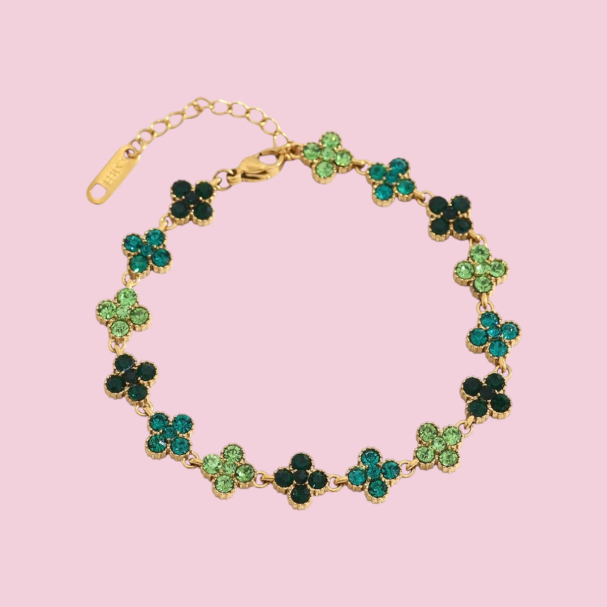Bracelets Jade - 6 couleurs différentes ( en acier inoxydable )