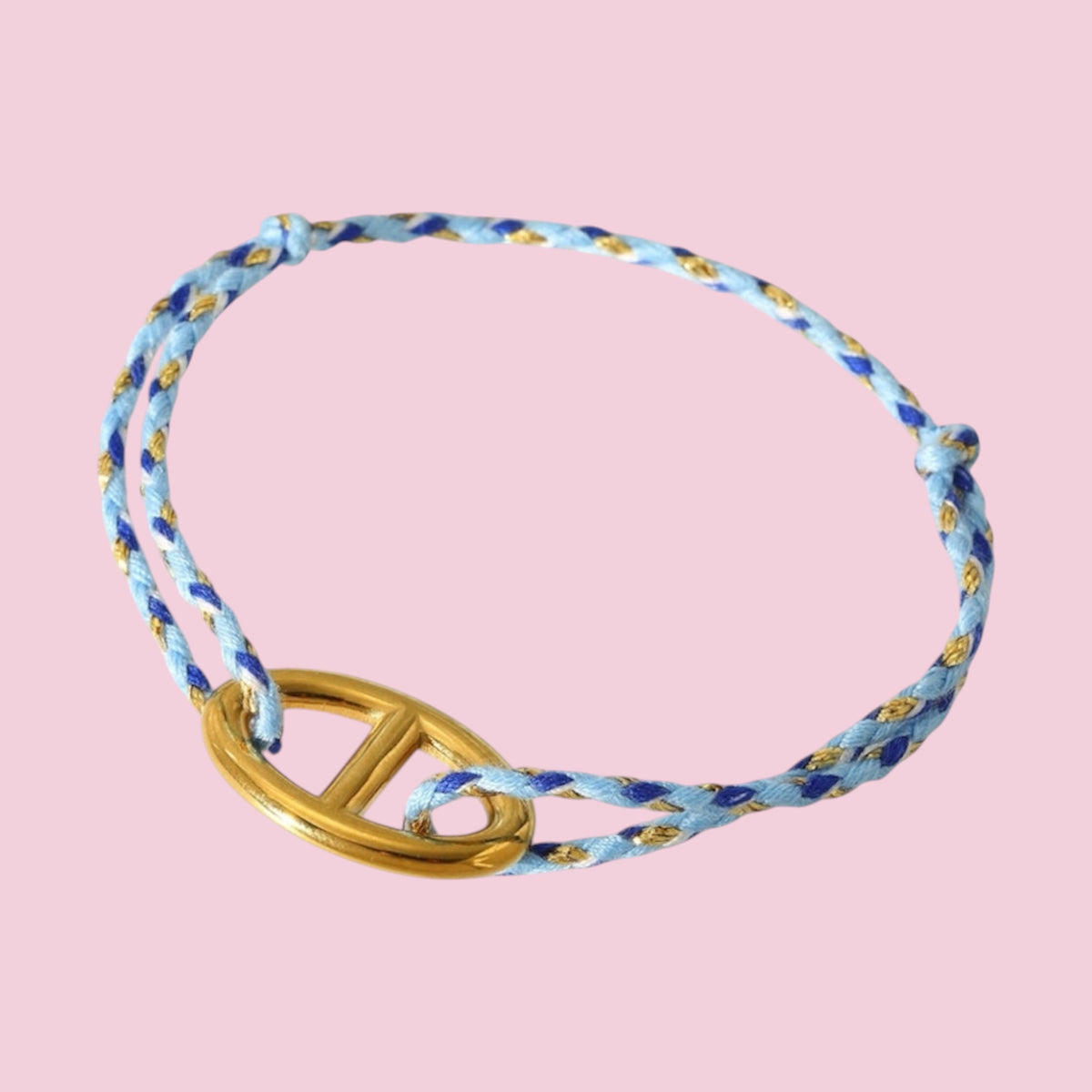 Bracelets cordon Kim - Doré & Argenté ( 12 couleurs différentes ) en acier inoxydable
