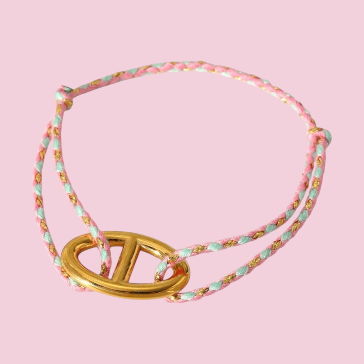 Bracelets cordon Kim - Doré & Argenté ( 12 couleurs différentes ) en acier inoxydable
