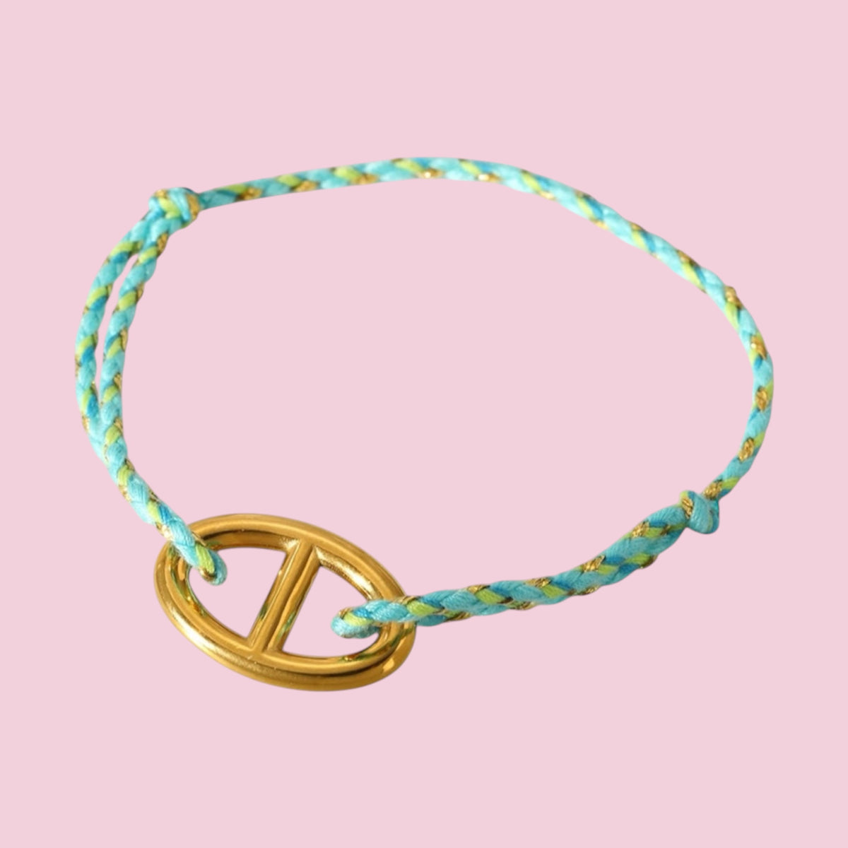 Bracelets cordon Kim - Doré & Argenté ( 12 couleurs différentes ) en acier inoxydable