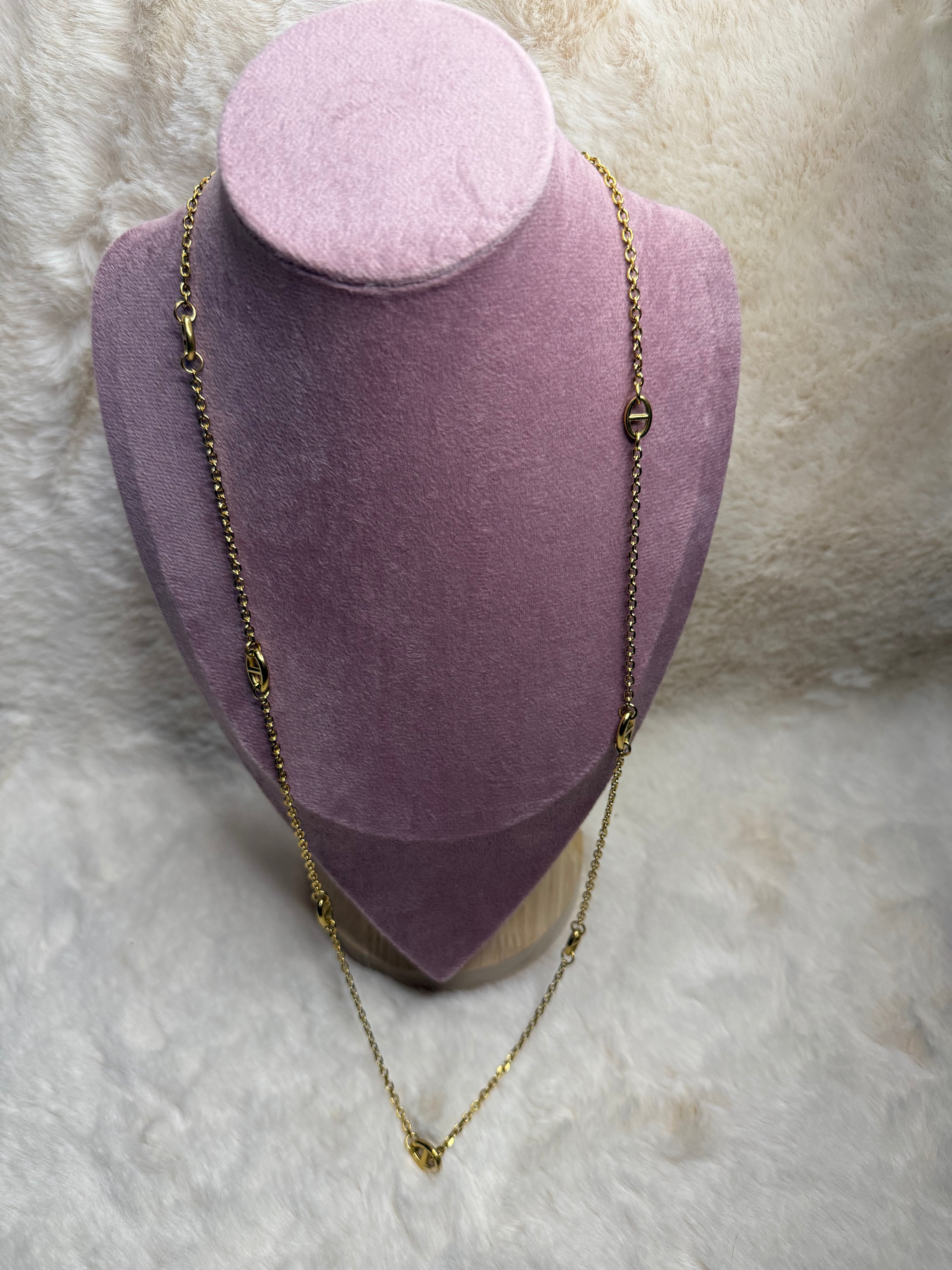 SAUTOIR DORÉ - 80CM