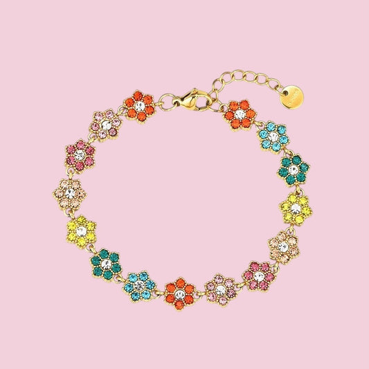 Bracelets Jade 5 couleurs différentes pastels ( en acier inoxydable )