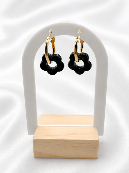 Boucle d’oreille à fleur