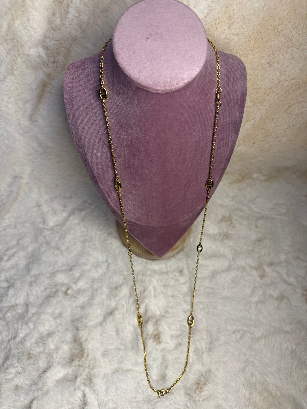 SAUTOIR DORÉ - 90CM