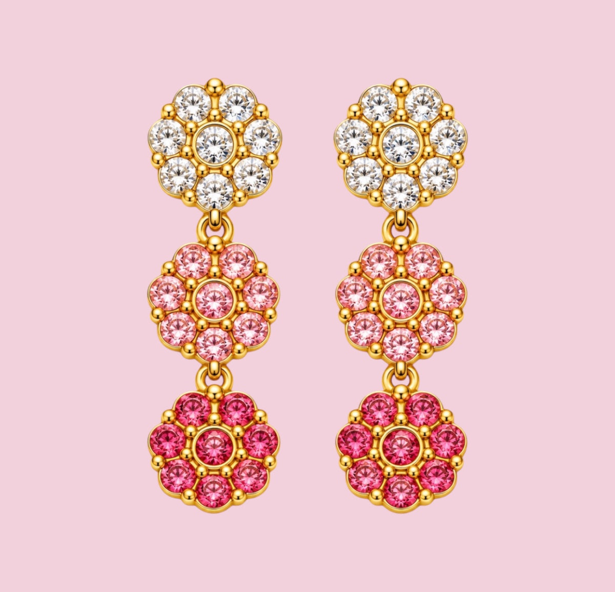 Boucles d’oreilles Lise - 9 couleurs différentes ( en acier inoxydable )