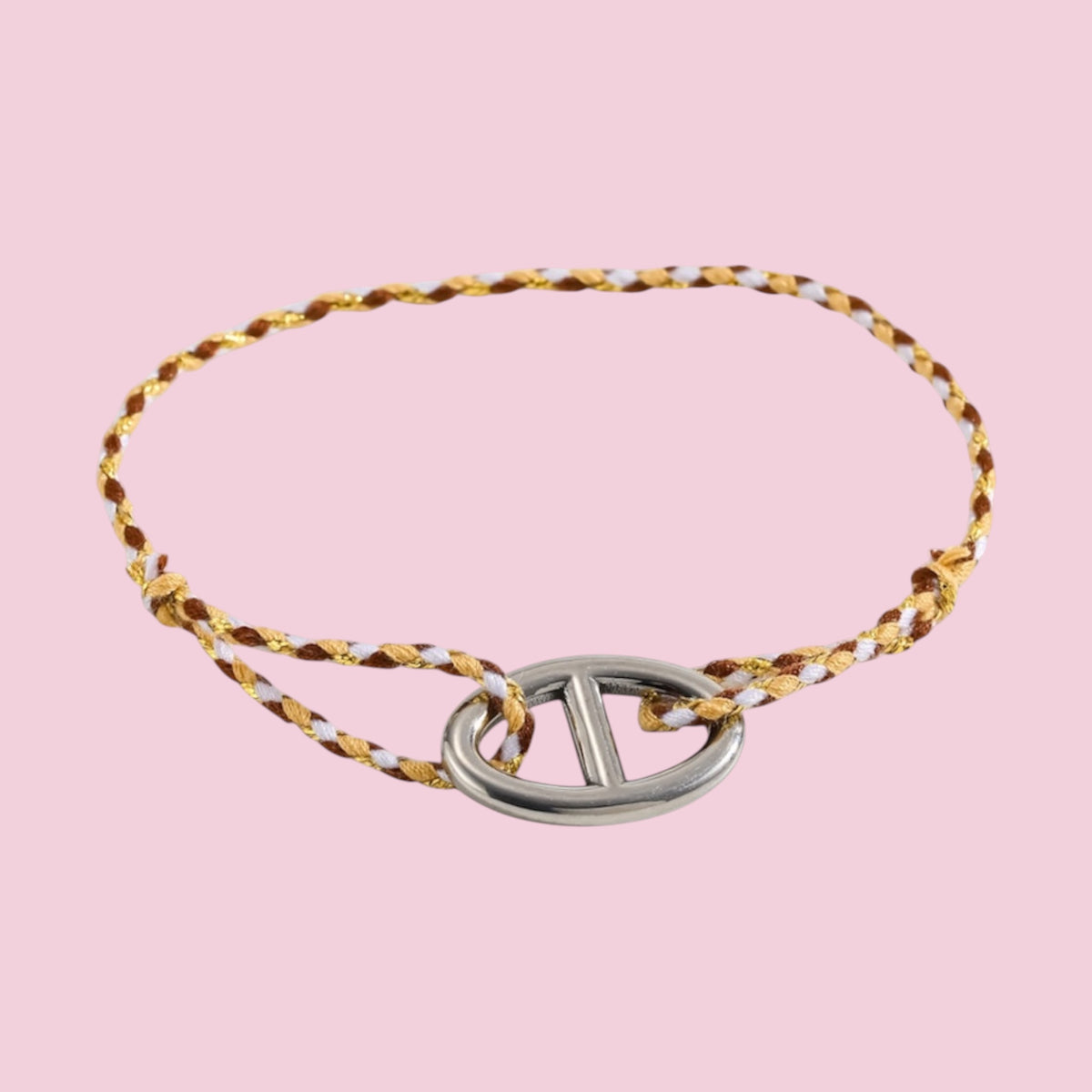 Bracelets cordon Kim - Doré & Argenté ( 12 couleurs différentes ) en acier inoxydable