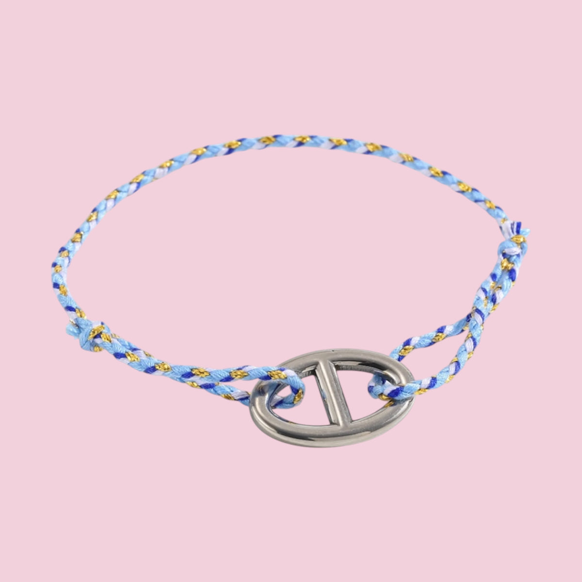 Bracelets cordon Kim - Doré & Argenté ( 12 couleurs différentes ) en acier inoxydable