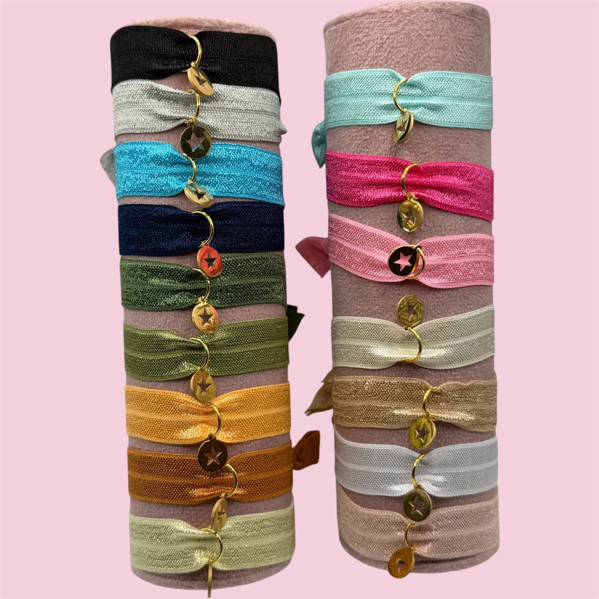 Bracelets star pailletées ✨ - 16 couleurs différentes ( en acier inoxydable )