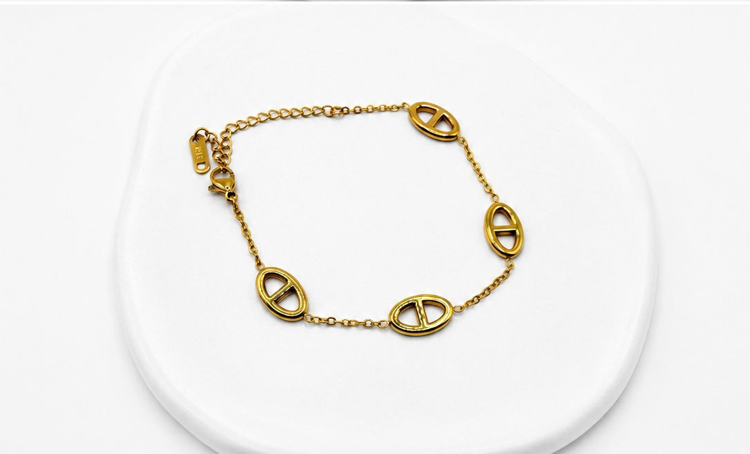 Bracelet maille marine