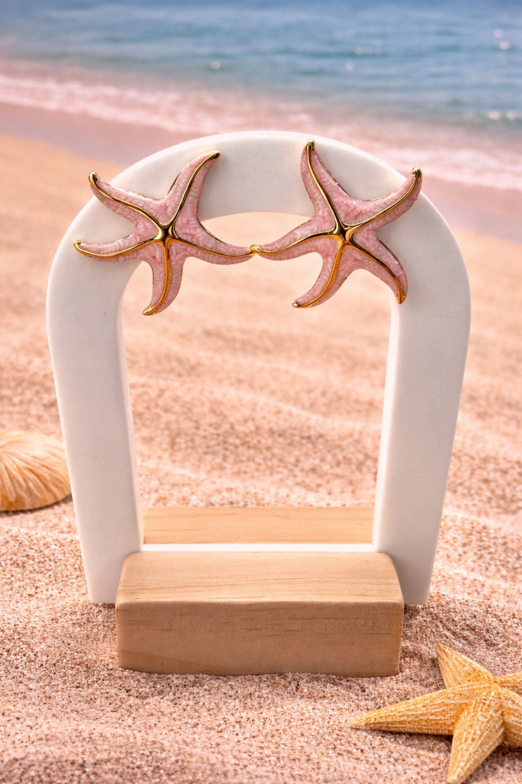 Boucle d’oreille étoile de mer