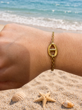 Bracelet maille marine épais