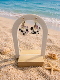 5 paires de boucle d’oreilles léopard