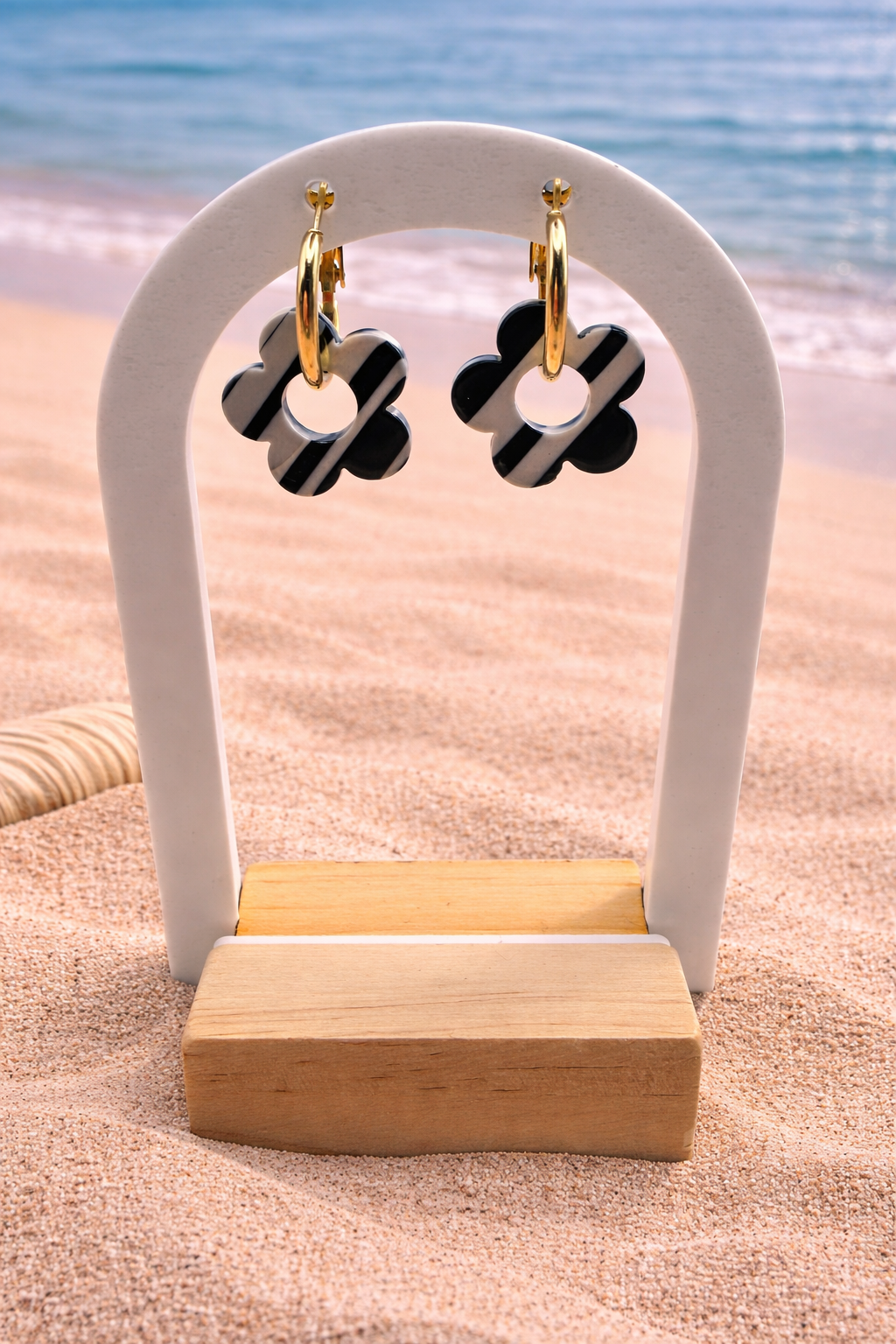 5 paires de boucle d’oreilles léopard