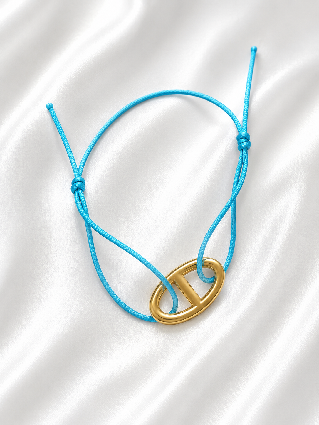 Bracelet à cordon maille marine