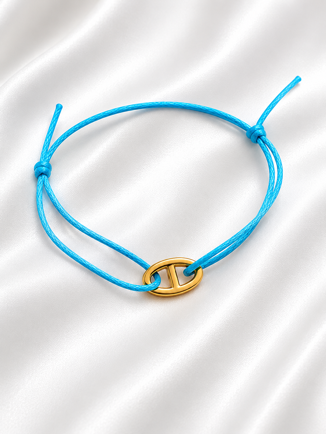 Bracelet à cordon maille marine