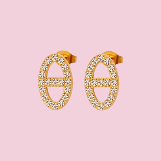 Boucle d’oreille Naya - Doré & Argenté ( en acier inoxydable )