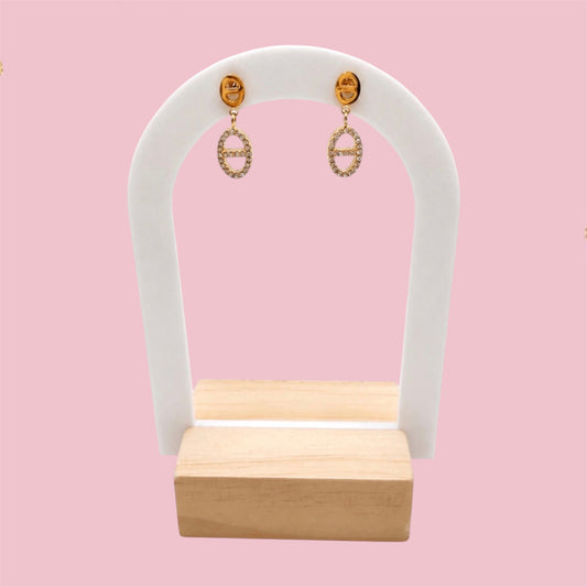 Boucle d’oreille Hania - en acier inoxydable