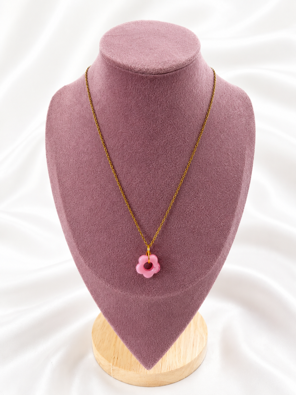 Collier à fleur - résine