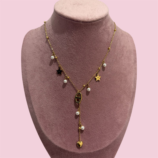 Collier Nina - en acier inoxydable
