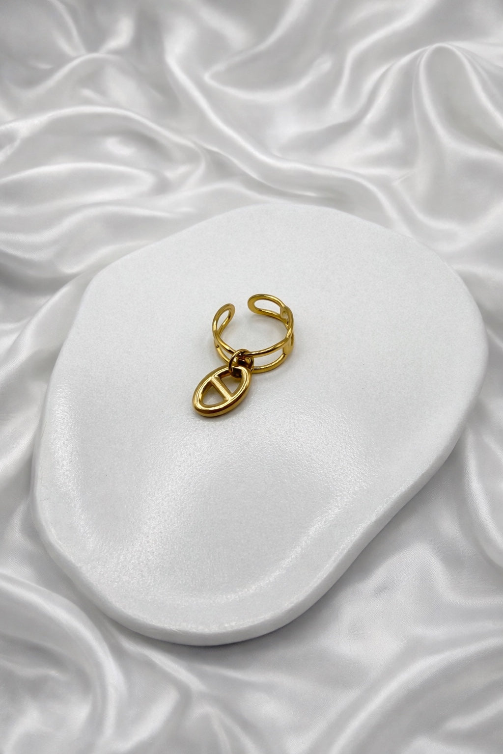 Bague maille marine ajustable