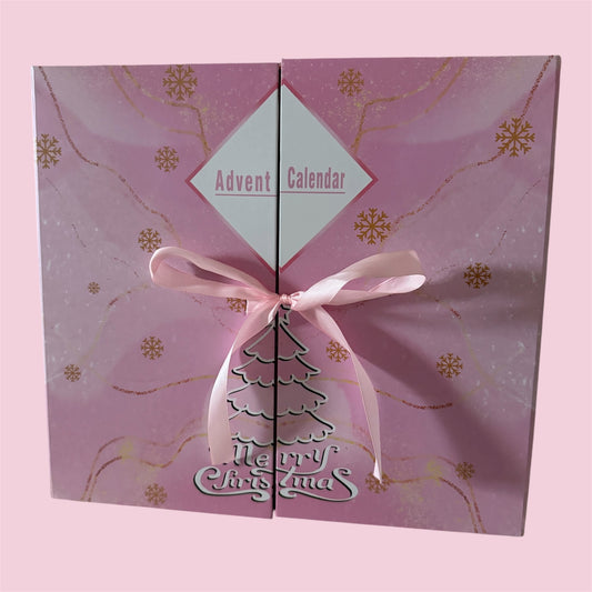 Calendrier de l’avent🎄-  24 cases ( Doré & Argenté ) en acier inoxydable