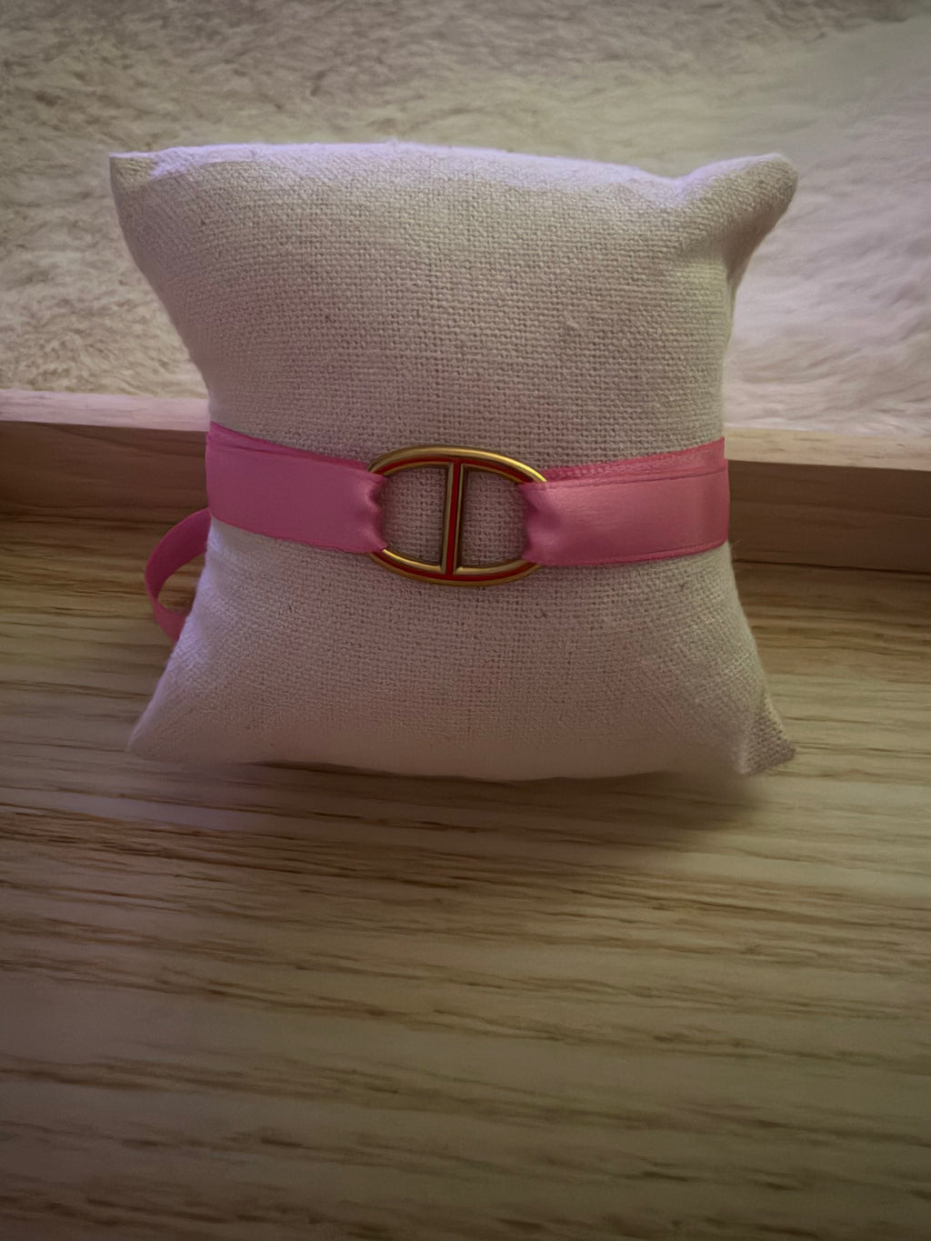 BRACELET DORÉ ROSE 🩷
