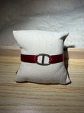 BRACELET ARGENTÉ ROUGE BETTERAVES