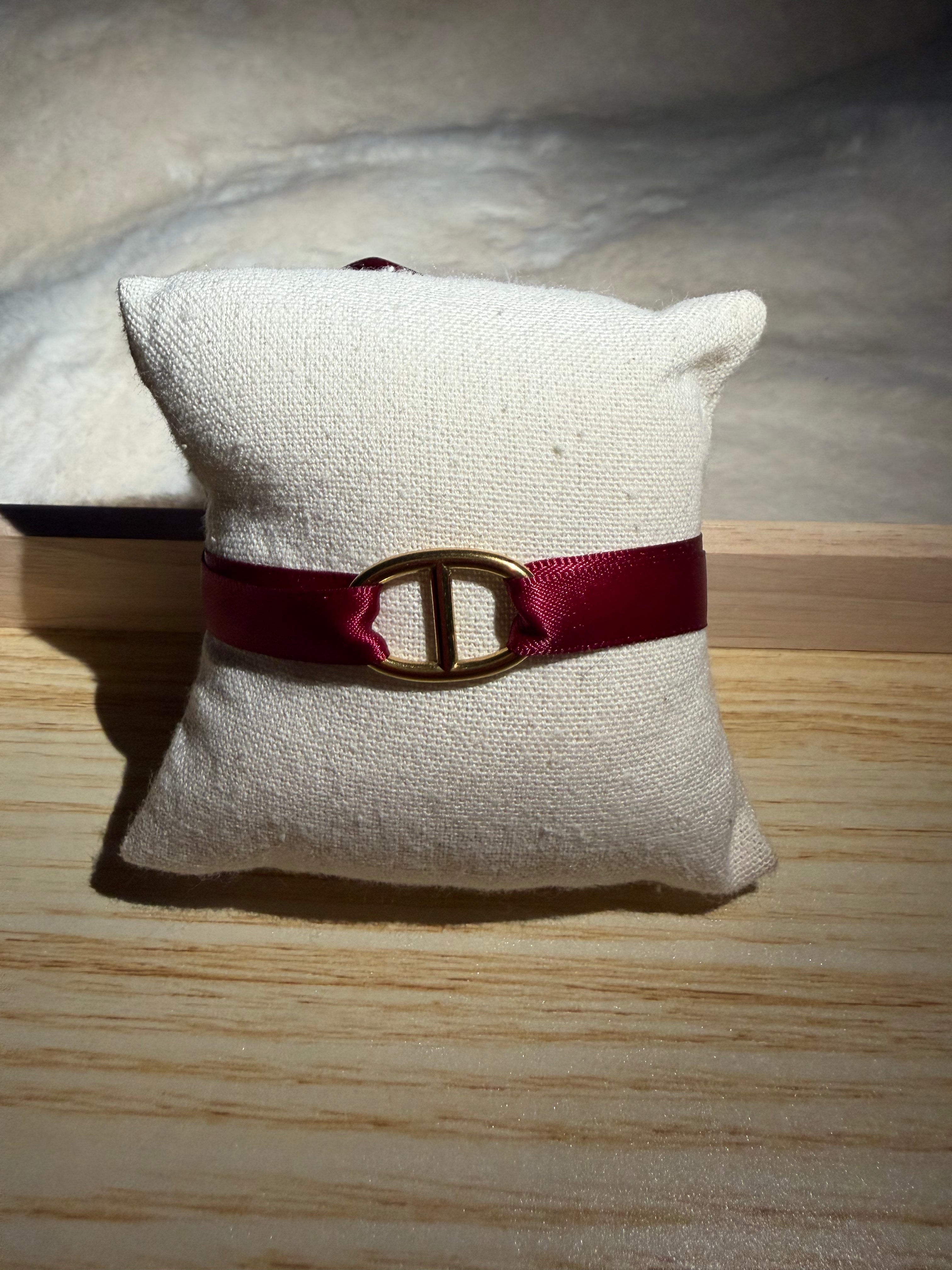 BRACELET DORÉ ROUGE BETTERAVES
