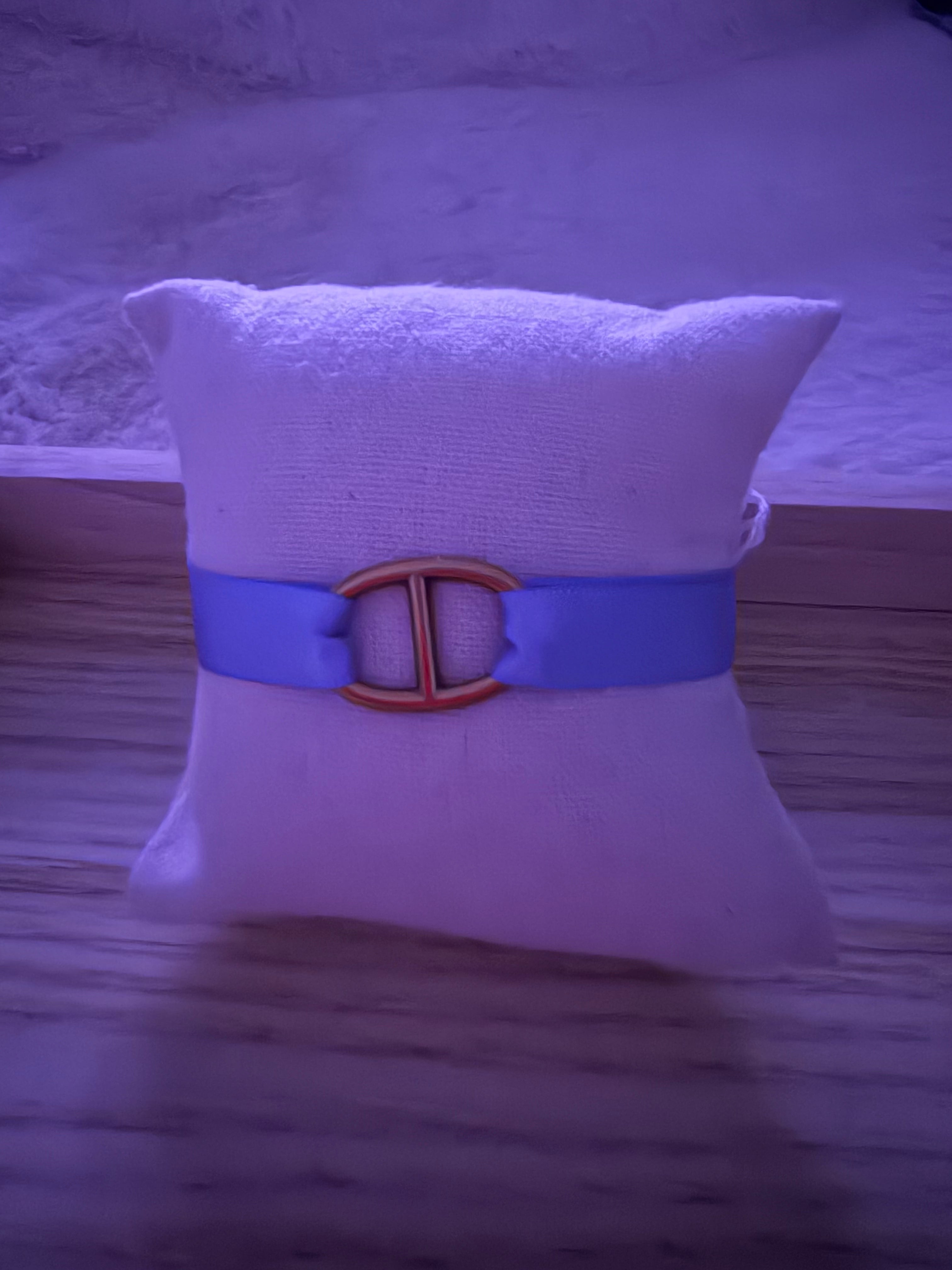 BRACELET DORÉ BLEU CLAIR 🩵