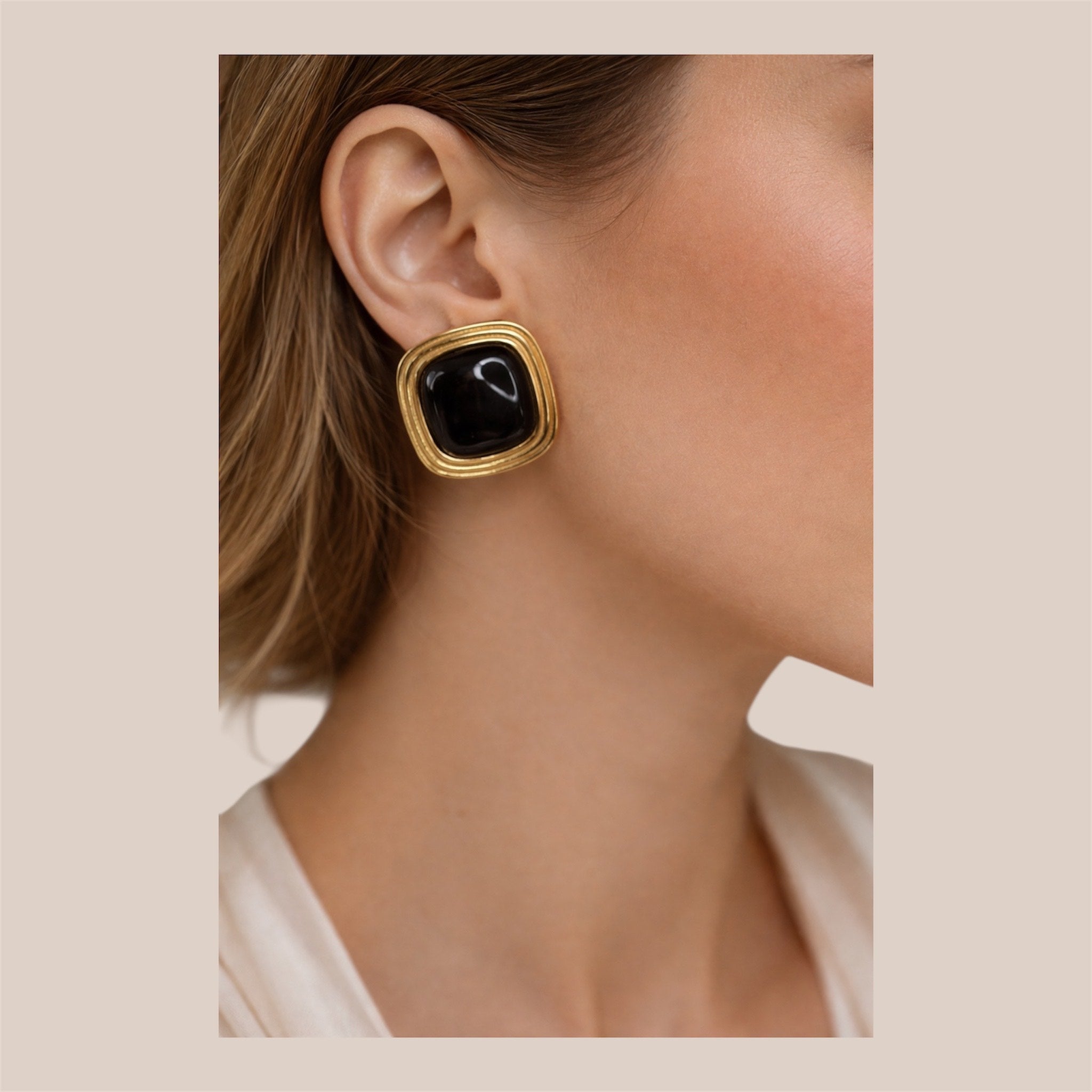 Boucles d'oreilles - Noir
