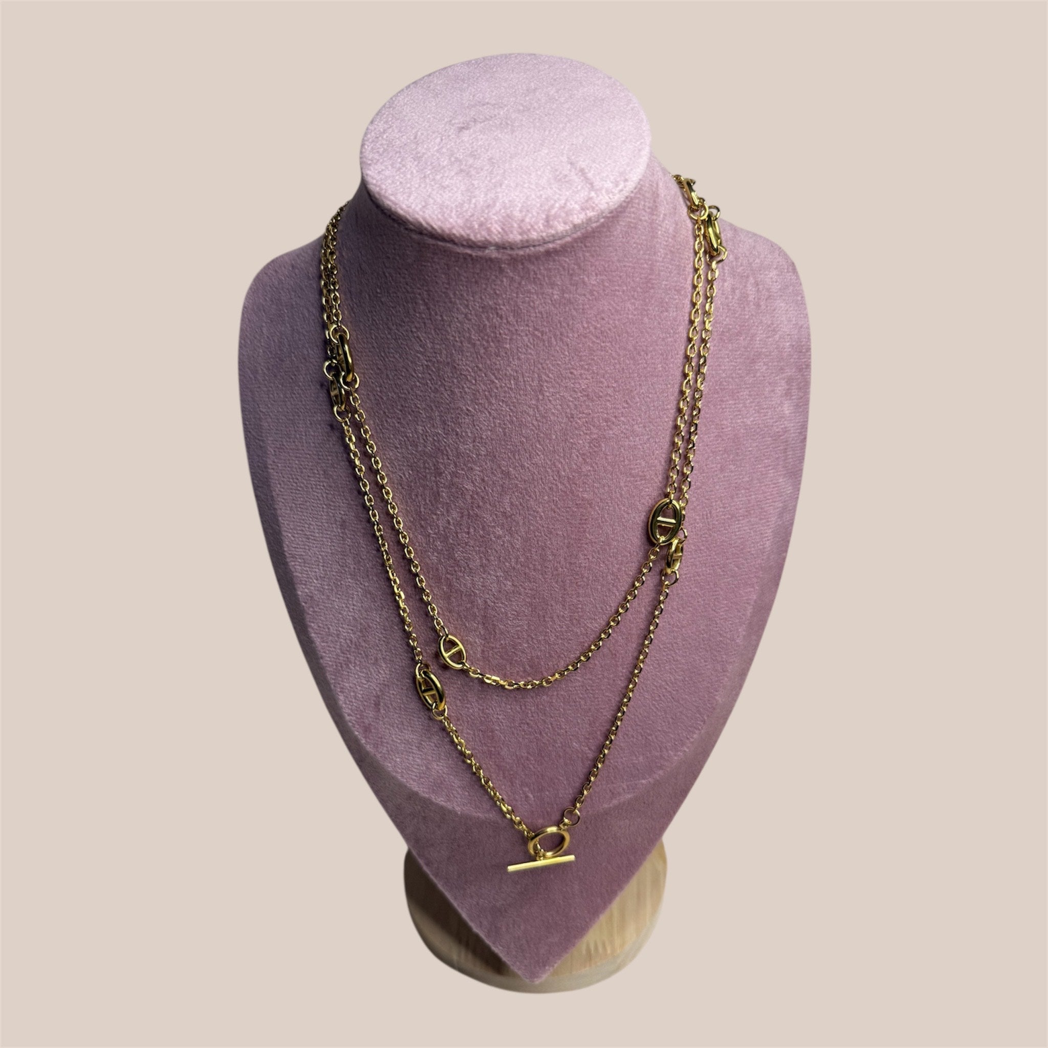 Sautoir doré - 100CM