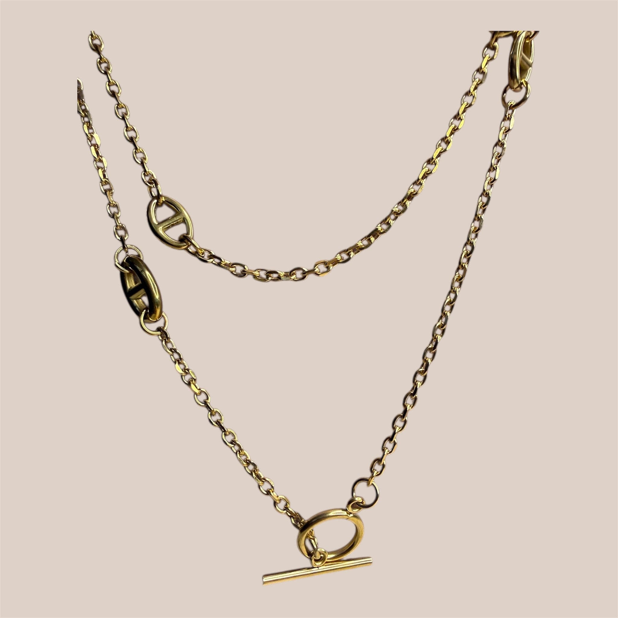 Sautoir doré - 100CM